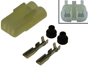 2 pole seal connector female (HM090 6187-2801, 6180-2451) 2 pole seal connector female (HM090 6187-2801, 6180-2451)