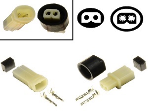 2 pin YPC Sealed connector set - off road bike connector 2 pin YPC Sealed connector set - off road bike connector