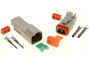 2 pole superseal connector Amphenol - Deutsch DT06-2S DT04-2P 2 pole superseal connector Amphenol - Deutsch DT06-2S DT04-2P