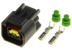 2 way Nippon Denso ignition coil connector plug (129700, 21171) 2 way Nippon Denso ignition coil connector plug (129700, 21171)