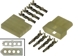 4 pole BMW Aprilia Motorbike female connector 4 pole BMW Aprilia Motorbike female connector