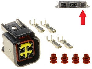 4 way CDI ECU connector 4 way CDI ECU connector