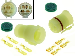 RF4NT - Motorbike Connector plug waterproof 4 pole (round) RF4NT - Motorbike Connector plug waterproof 4 pole (round)
