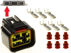 6 way CDI ECU connector for Motorbike 6 way CDI ECU connector for Motorbike