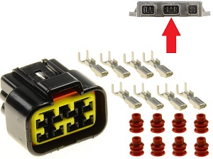 8 way CDI ECU connector connector for Motorbike 8 way CDI ECU connector connector for Motorbike