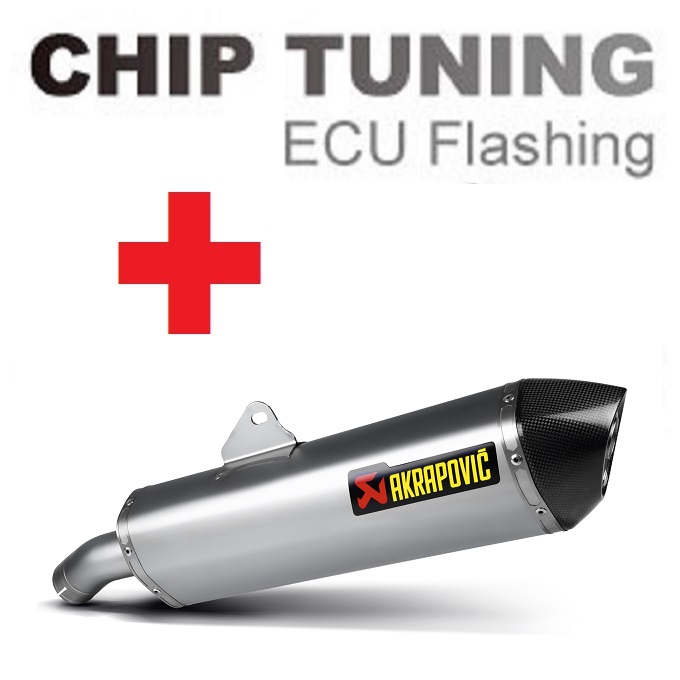 BMW F800GT / F800R 2009-2016 High Performance ECU Flash tuning + Akrapovic S-B8SO4-HRT (Stage 3) BMW F800GT / F800R 2009-2016 High Performance ECU Flash tuning + Akrapovic S-B8SO4-HRT (Stage 3)
