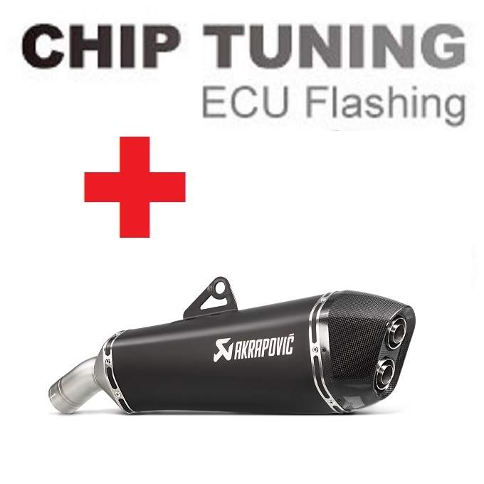 BMW F800GT / F800R 2009-2023 High Performance ECU Flash tuning + Akrapovic S-B8SO7-HZAABL (Stage 3) BMW F800GT / F800R 2009-2023 High Performance ECU Flash tuning + Akrapovic S-B8SO7-HZAABL (Stage 3)