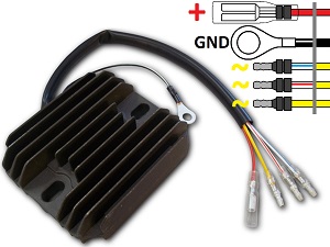 CARR101 - Suzuki GS MOSFET Voltage regulator rectifier (32800-45210, 32500-49010, RS21) CARR101 - Suzuki GS MOSFET Voltage regulator rectifier (32800-45210, 32500-49010, RS21)