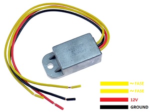 CARR1201 - 12v 4-way 75 watt compact universal voltage regulator rectifier (32800-48720) CARR1201 - 12v 4-way 75 watt compact universal voltage regulator rectifier (32800-48720)