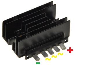 CARR131W - Suzuki DR GS GSX Voltage regulator rectifier (RS21) CARR131W - Suzuki DR GS GSX Voltage regulator rectifier (RS21)
