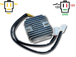 CARR161 - Honda CX500 Suzuki VS800 MOSFET Voltage regulator rectifier (31600-415-008, SH232-12, Shindengen) CARR161 - Honda CX500 Suzuki VS800 MOSFET Voltage regulator rectifier (31600-415-008, SH232-12, Shindengen)