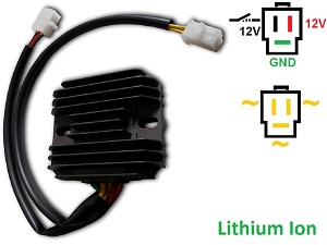 CARR164-LI - Honda CX500 Suzuki VS800 MOSFET Voltage regulator rectifier (31600-415-008, SH232-12, Shindengen) - Lithium Ion CARR164-LI - Honda CX500 Suzuki VS800 MOSFET Voltage regulator rectifier (31600-415-008, SH232-12, Shindengen) - Lithium Ion