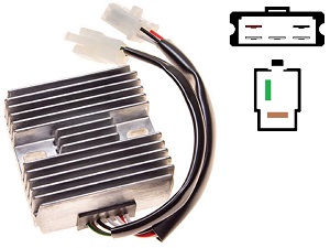 CARR311 - Yamaha XS Kawasaki KH500 MOSFET Voltage regulator rectifier (rotor-2) CARR311 - Yamaha XS Kawasaki KH500 MOSFET Voltage regulator rectifier (rotor-2)