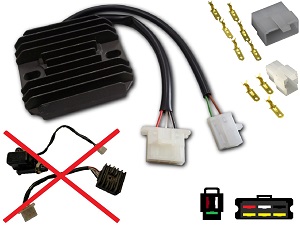 CARR354-XS - Yamaha XS250 XS400 XS500 MOSFET Voltage regulator rectifier CARR354-XS - Yamaha XS250 XS400 XS500 MOSFET Voltage regulator rectifier