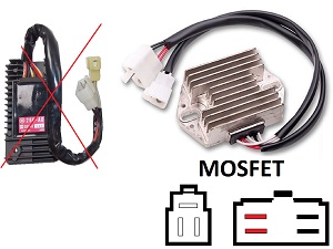 CARR361 - Yamaha XVZ MOSFET Voltage regulator rectifier CARR361 - Yamaha XVZ MOSFET Voltage regulator rectifier