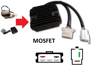 CARR381 - Yamaha XS MOSFET Voltage regulator rectifier CARR381 - Yamaha XS MOSFET Voltage regulator rectifier