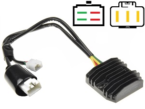 CARR431 - Honda CBR600RR CBR929RR Fireblade CB900F Hornet Aprilia 850 Mana MOSFET Voltage regulator rectifier CARR431 - Honda CBR600RR CBR929RR Fireblade CB900F Hornet Aprilia 850 Mana MOSFET Voltage regulator rectifier