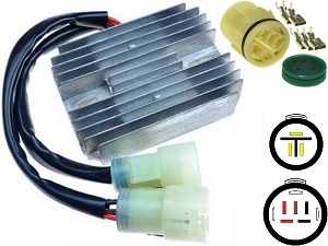 CARR441 - Kawasaki ZX MOSFET Voltage regulator rectifier (SH689-12, 21066-1119)