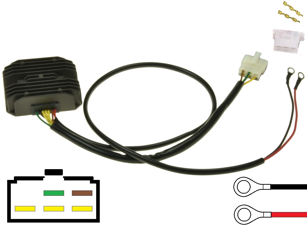 CARR451 - BMW Moto Guzzi MOSFET Voltage regulator rectifier - Rotor-1 CARR451 - BMW Moto Guzzi MOSFET Voltage regulator rectifier - Rotor-1