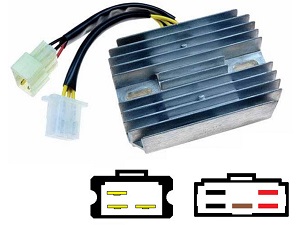 CARR461 - Kawasaki Z ZG ZN 1300 MOSFET Voltage regulator rectifier CARR461 - Kawasaki Z ZG ZN 1300 MOSFET Voltage regulator rectifier