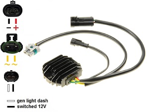 CARR504 - Ducati ST2 MOSFET Voltage regulator rectifier CARR504 - Ducati ST2 MOSFET Voltage regulator rectifier