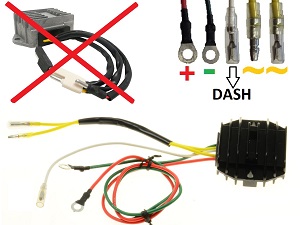 CARR511-851 - Ducati Moto Guzzi 2 fase MOSFET Voltage regulator rectifier