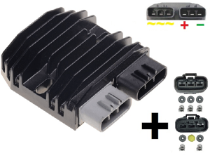 CARR5925 + contra Triumph Yamaha MOSFET Voltage regulator rectifier (improved SH847) T1300675, T1300022, T1300470, T1300470