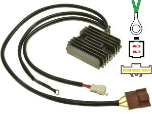CARR694-KTM 690 950 990 MOSFET Voltage regulator rectifier (62511034100, 62511034000) CARR694-KTM 690 950 990 MOSFET Voltage regulator rectifier (62511034100, 62511034000)