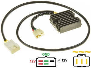 CARR694-X11 Honda CB1100SF X11 X-Eleven MOSFET Voltage regulator rectifier Lithium Ion - 31600-MCC-601 CARR694-X11 Honda CB1100SF X11 X-Eleven MOSFET Voltage regulator rectifier Lithium Ion - 31600-MCC-601
