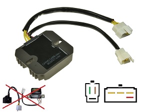 CARR771 Suzuki GT380 GT550 GT750 RE500 TS400 MOSFET Voltage regulator rectifier CARR771 Suzuki GT380 GT550 GT750 RE500 TS400 MOSFET Voltage regulator rectifier