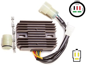 CARR824-LI Honda XRV750 Africa Twin RD04 MOSFET Voltage regulator rectifier - Lithium Ion CARR824-LI Honda XRV750 Africa Twin RD04 MOSFET Voltage regulator rectifier - Lithium Ion