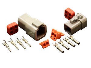 4 pole superseal connector Amphenol - Deutsch DTP06-4S DTP04-2P 4 pole superseal connector Amphenol - Deutsch DTP06-4S DTP04-2P