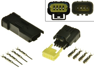 Ducati diagnostic connector set 4 pole OBD2 OBDII Ducati diagnostic connector set 4 pole OBD2 OBDII