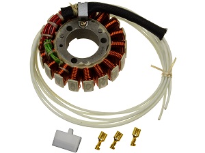 Honda CB-1 CB1 400 CB400F stator alternator rewinding Honda CB-1 CB1 400 CB400F stator alternator rewinding