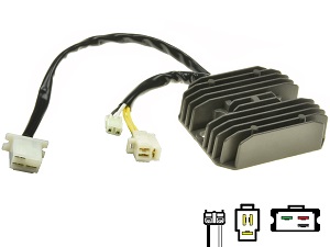 CARR221-ST - Honda ST1100 Pan European 1993-1995 MOSFET Voltage regulator rectifier 31600-M CARR221-ST - Honda ST1100 Pan European 1993-1995 MOSFET Voltage regulator rectifier 31600-M