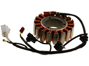 Honda VT1300CXA stator alternator rewinding Honda VT1300CXA stator alternator rewinding