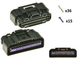 KTM 36 way ECU CDI ECM motorcyle connector set - Female KTM 36 way ECU CDI ECM motorcyle connector set - Female