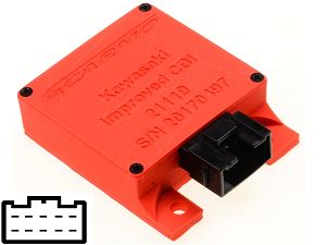 Kawasaki GPz750 Z750 Turbo igniter ignition module CDI TCI Box 21119-1119 Kawasaki GPz750 Z750 Turbo igniter ignition module CDI TCI Box 21119-1119