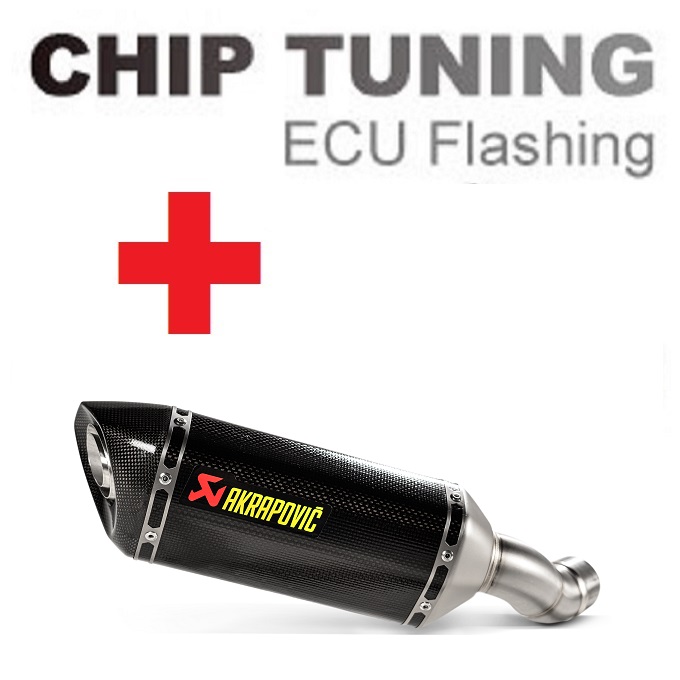 Kawasaki Z900 2020-today High Performance ECU Flash tuning + Akrapovic S-K9SO6-HZC (Stage 3)