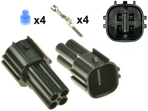 MV Agusta alternator voltage regulator connector 4 way MV Agusta alternator voltage regulator connector 4 way