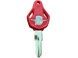 MV Agusta blanco chip key diamond shape (red)