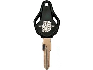 MV Agusta blanco chip key diamond shape (black)