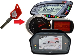 MV Agusta programming 1x transponder chip key → unit MV Agusta programming 1x transponder chip key → unit