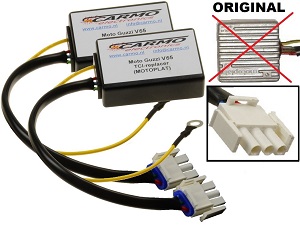 Motoplat Moto Guzzi V65 Florida V7 Sport igniter ignition module CDI TCI Box (2X)