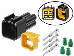 RFW-4P090-M set Male motorbike connector 4 pole RFW-4P090-M set Male motorbike connector 4 pole