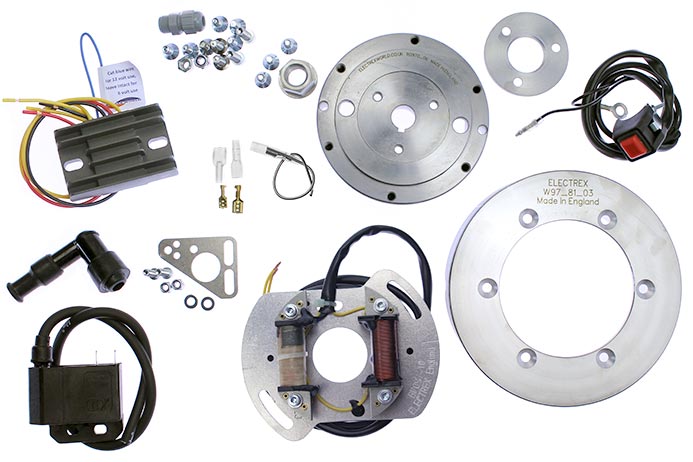 Stator Kit - STK-970L Villiers 197 Villiers 280, 9E, 32A, 197-280cc engines - Click Image to Close