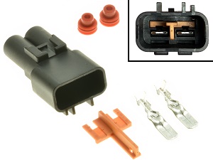 2 pole Motorbike connector - Suzuki voltage regulator 2 pole Motorbike connector - Suzuki voltage regulator