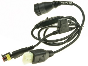 Texa 3151/AP66 Motorcycle Yamaha cross diagnostic and power cable TEXA-3913318 Texa 3151/AP66 Motorcycle Yamaha cross diagnostic and power cable TEXA-3913318