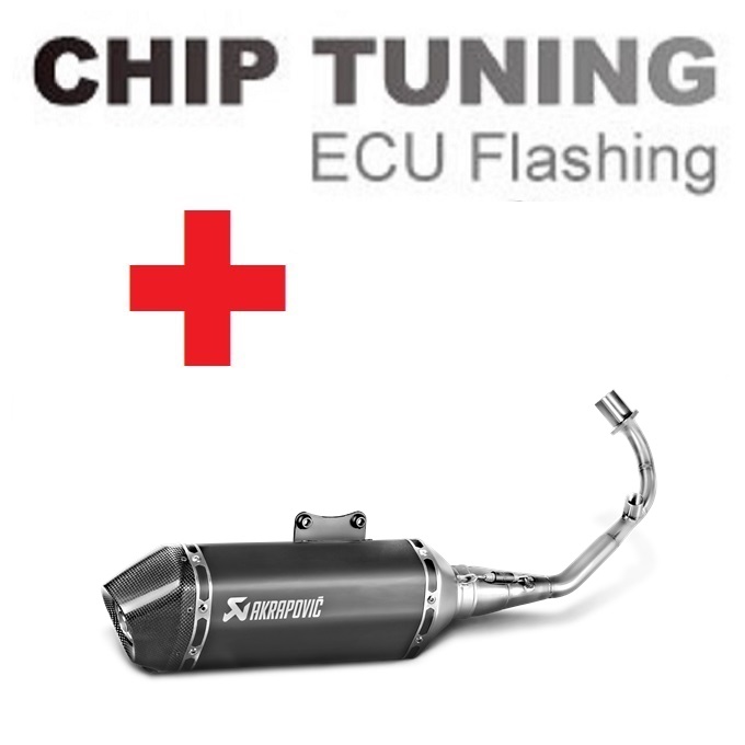Vespa Primavera / Sprint 125e en 150e 3V 2017-2020 High Performance ECU Flash tuning+Akrapovic S-VE125R2-HZBL (Stage 3) Vespa Primavera / Sprint 125e en 150e 3V 2017-2020 High Performance ECU Flash tuning+Akrapovic S-VE125R2-HZBL (Stage 3)