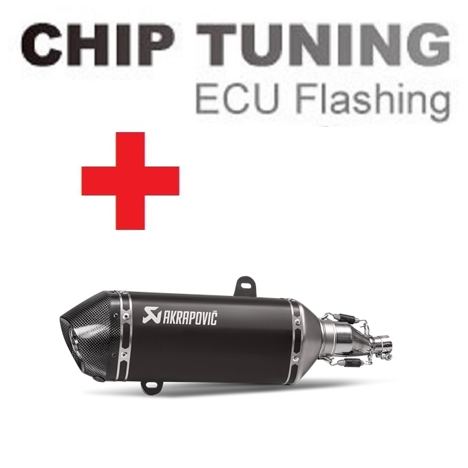 Vespa GTS 125 2017-2020 High Performance ECU Flash tuning+Akrapovic S-VE125SO1-HZBL (Stage 3) Vespa GTS 125 2017-2020 High Performance ECU Flash tuning+Akrapovic S-VE125SO1-HZBL (Stage 3)